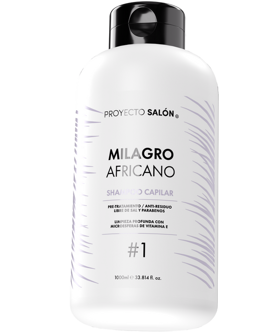 Paso #1 Shampoo Antirresiduos Milagro Africano® x1000ml