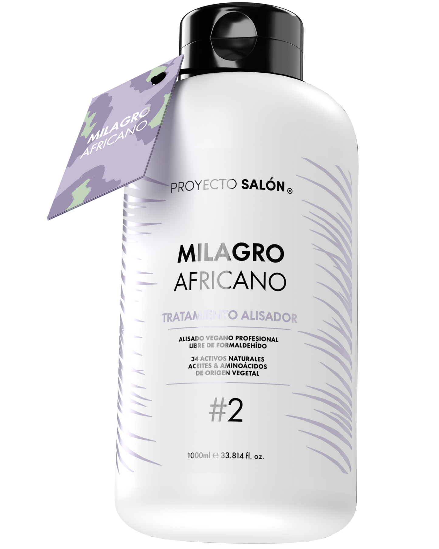 Paso #2 Alisado Vegano Milagro Africano® x1000ml