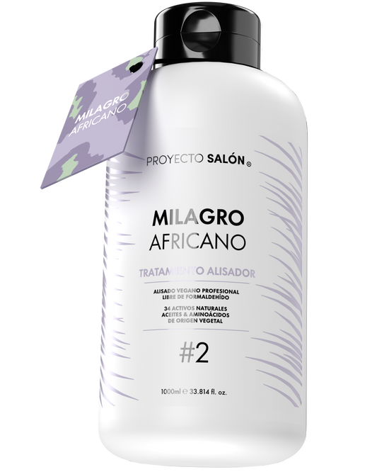 Paso #2 Alisado Vegano Milagro Africano® x1000ml